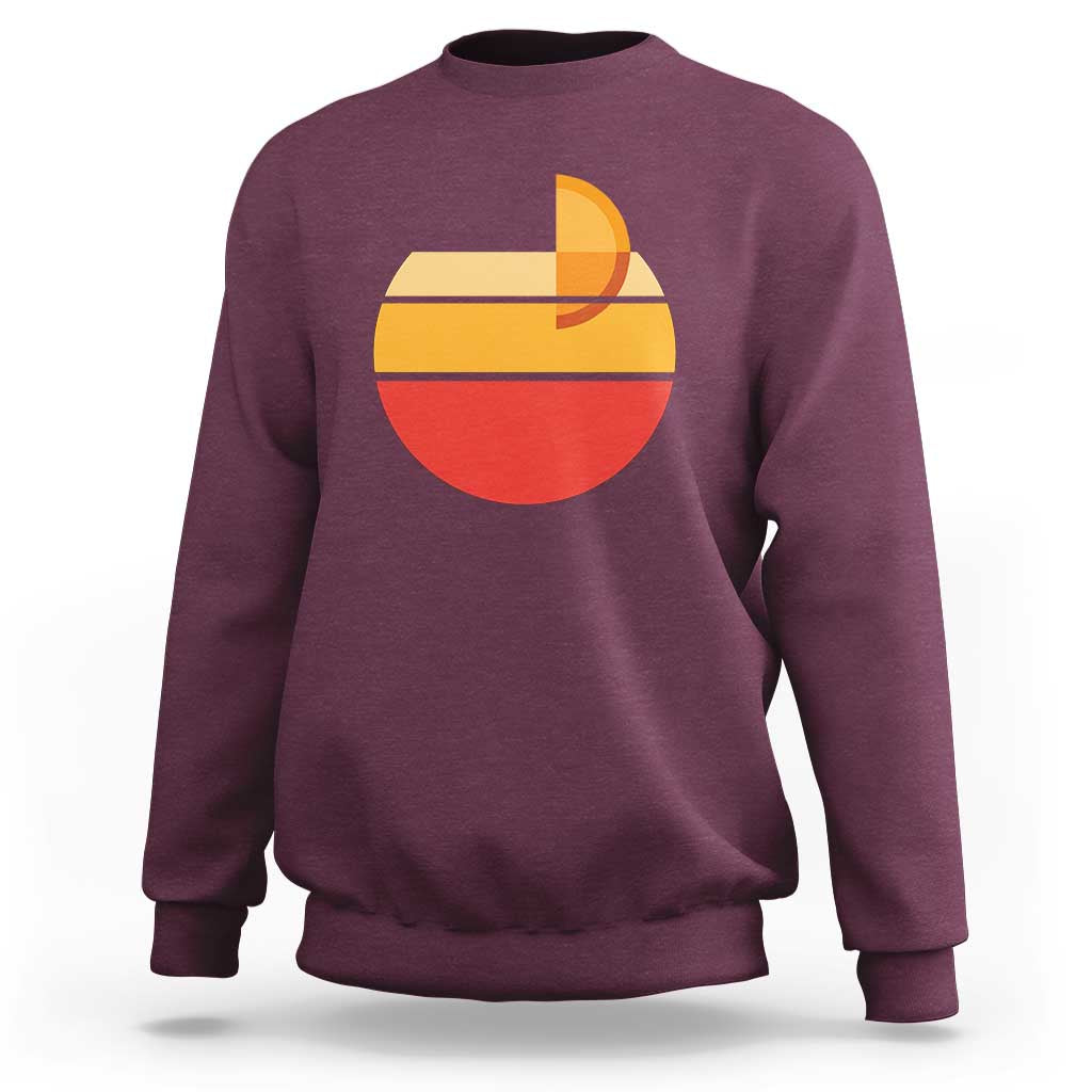 Aperol Spritz Sweatshirt Sprizz Summer Cocktail Lover Retro Sunset - Wonder Print Shop