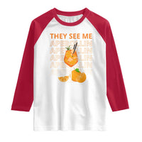 Aperol Spritz Raglan Shirt They See Me Aperollin Summer Cocktail Sprizz