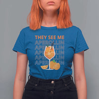 Aperol Spritz T Shirt For Women They See Me Aperollin Summer Cocktail Sprizz - Wonder Print Shop