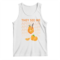 Aperol Spritz Tank Top They See Me Aperollin Summer Cocktail Sprizz
