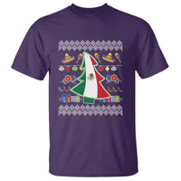 Mexican Christmas T Shirt Mexico Flag Xmas Tree Ugly Sweater - Wonder Print Shop