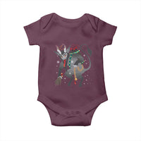 Christmas Merry Krampus Baby Onesie Naughty Horror Evil Xmas Psychobilly