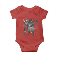 Christmas Merry Krampus Baby Onesie Naughty Horror Evil Xmas Psychobilly