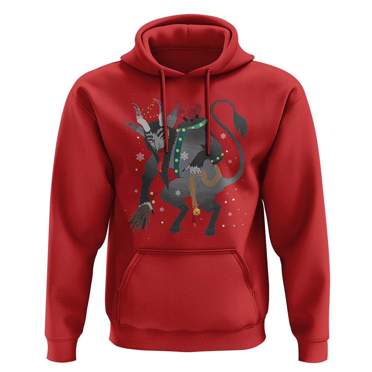 Christmas Merry Krampus Hoodie Naughty Horror Evil Xmas Psychobilly