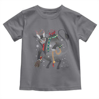 Christmas Merry Krampus Toddler T Shirt Naughty Horror Evil Xmas Psychobilly