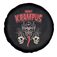 Merry Krampus Christmas Spare Tire Cover Naughty Xmas Psychobilly Horror