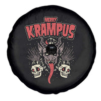 Merry Krampus Christmas Spare Tire Cover Naughty Xmas Psychobilly Horror