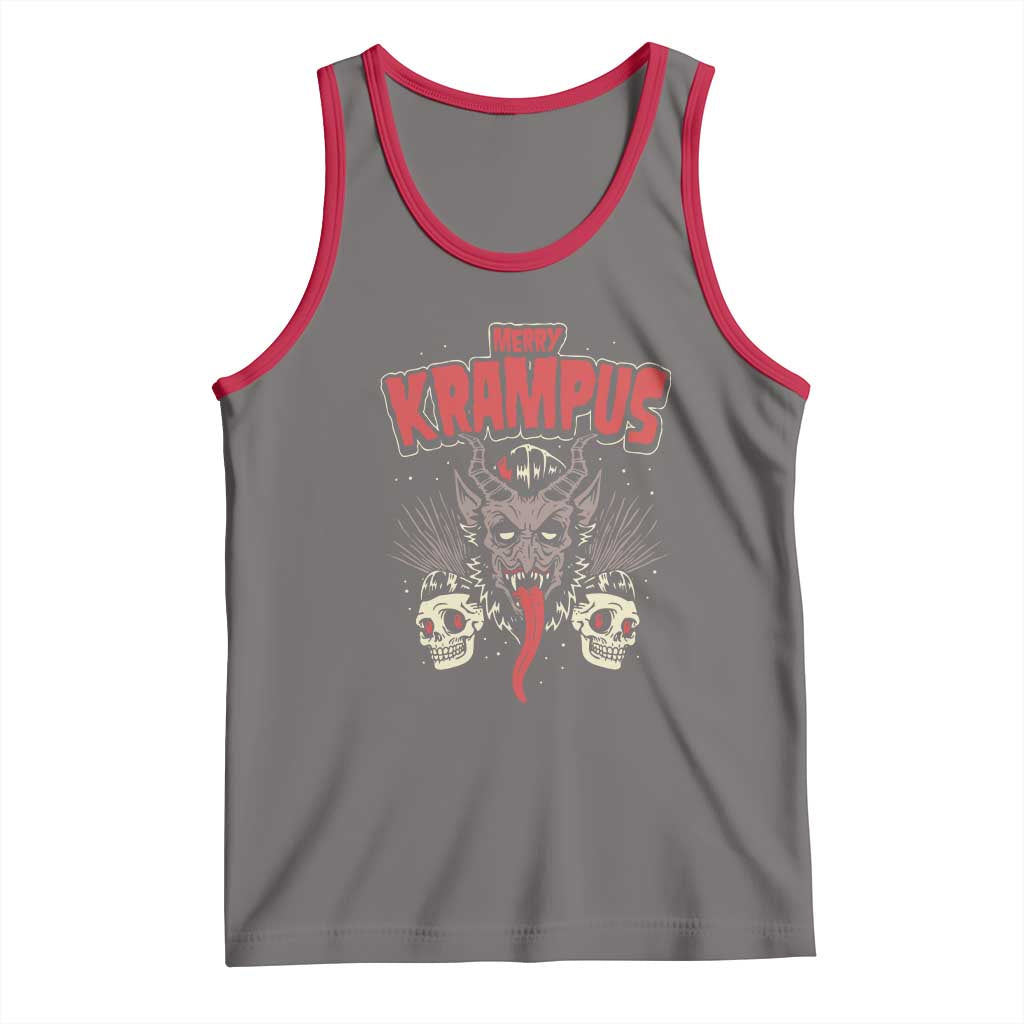 Merry Krampus Christmas Tank Top Naughty Xmas Psychobilly Horror