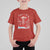 Dancing Skeleton Christmas T Shirt For Kid Snowy Xmas Night Santa - Wonder Print Shop
