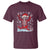 Dancing Skeleton Christmas T Shirt Snowy Xmas Night Santa - Wonder Print Shop