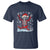 Dancing Skeleton Christmas T Shirt Snowy Xmas Night Santa - Wonder Print Shop