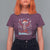 Dancing Skeleton Christmas T Shirt For Women Snowy Xmas Night Santa - Wonder Print Shop
