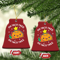 Taco Xmas Tree Christmas Ornament Oh Taco Tree Cute Xmas Mexican Food Lover - Wonder Print Shop