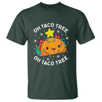 Taco Christmas Tree T Shirt Oh Taco Tree Cute Xmas Mexican Food Lover - Wonder Print Shop