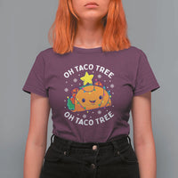 Taco Christmas Tree T Shirt For Women Oh Taco Tree Cute Xmas Mexican Food Lover - Wonder Print Shop