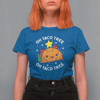 Taco Christmas Tree T Shirt For Women Oh Taco Tree Cute Xmas Mexican Food Lover - Wonder Print Shop