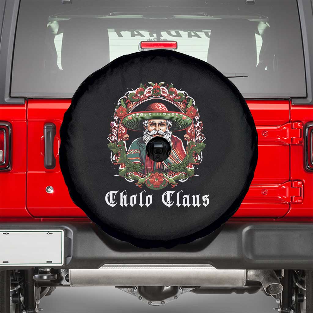 Mexican Christmas Cholo Claus Santa Spare Tire Cover Funny Xmas in Mexico Latin America