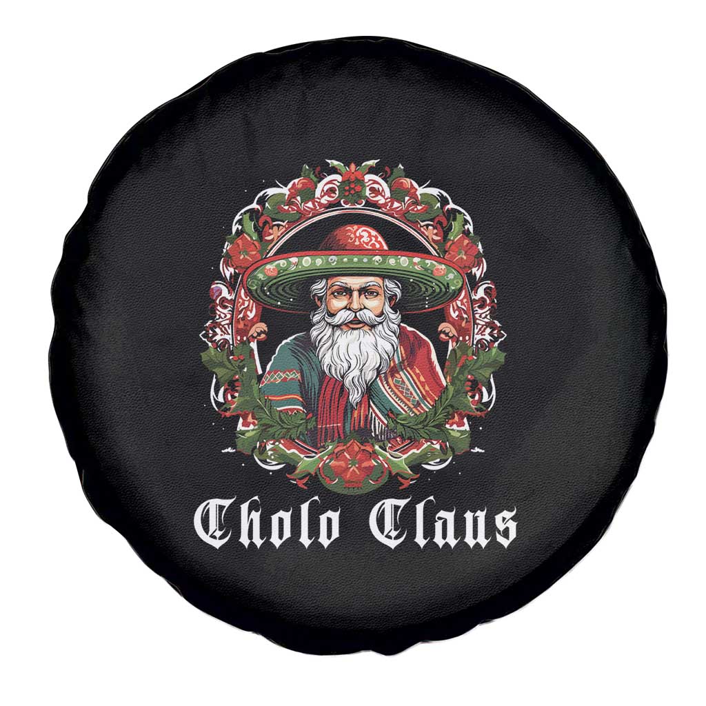 Mexican Christmas Cholo Claus Santa Spare Tire Cover Funny Xmas in Mexico Latin America