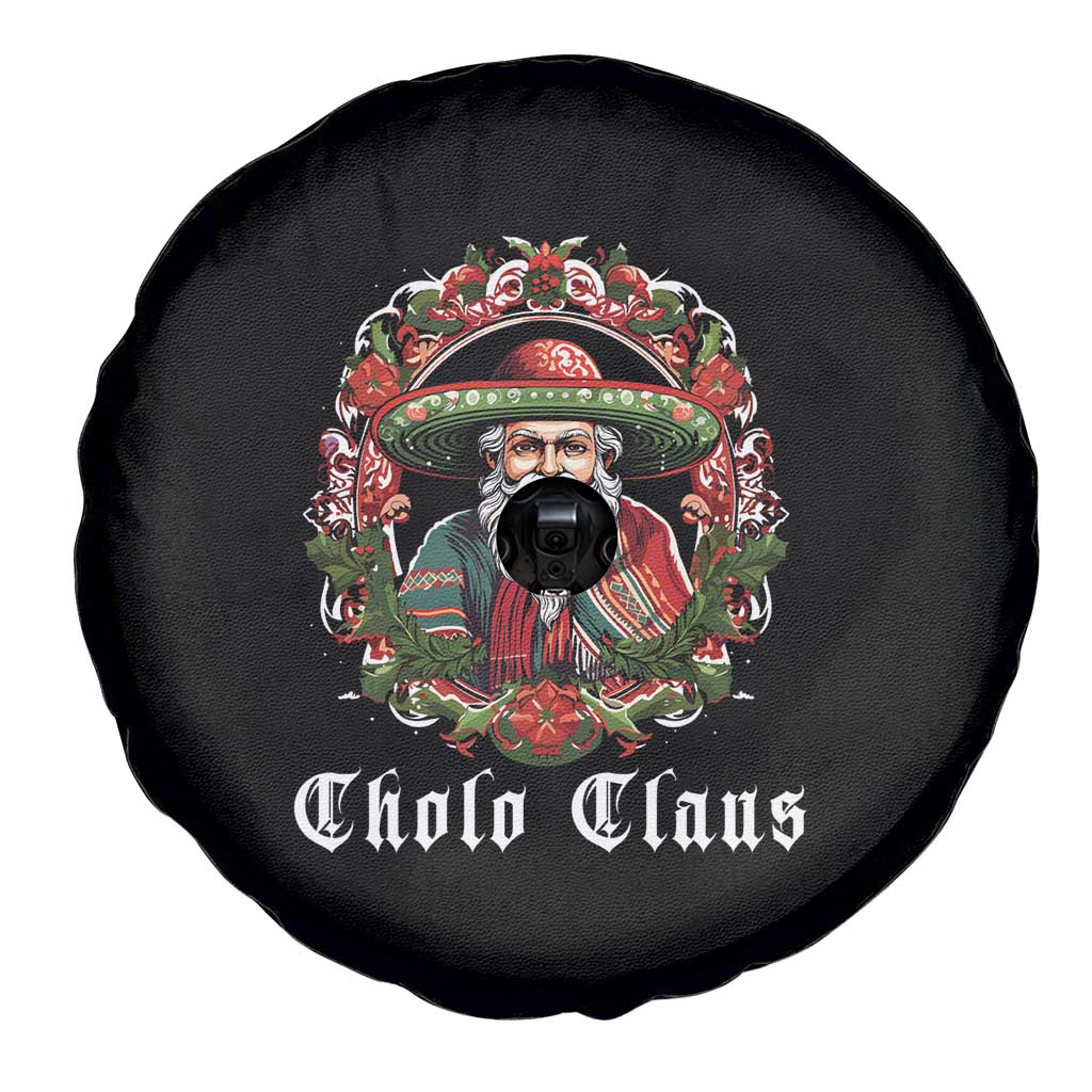 Mexican Christmas Cholo Claus Santa Spare Tire Cover Funny Xmas in Mexico Latin America