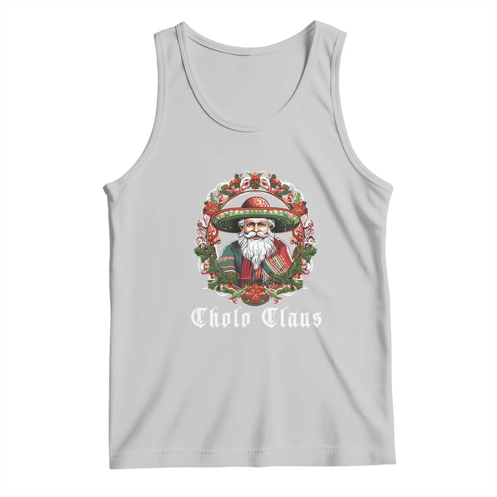 Mexican Christmas Cholo Claus Santa Tank Top Funny Xmas in Mexico Latin America