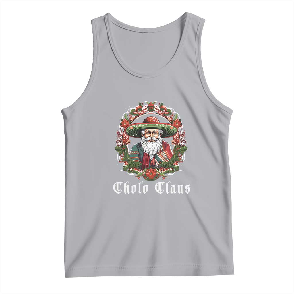 Mexican Christmas Cholo Claus Santa Tank Top Funny Xmas in Mexico Latin America