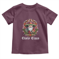Mexican Christmas Cholo Claus Santa Toddler T Shirt Funny Xmas in Mexico Latin America