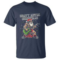 Heavy Metal Santa T Shirt Playing Guitar Christmas Rock Music Lover - Wonder Print Shop