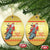 Biker Santa Claus Christmas Ornament Christmas Motorcycle Oh What Fun It Is To Ride Ugly Sweater - Wonder Print Shop