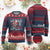 Biker Santa Claus Ugly Christmas Sweater Christmas Motorcycle Oh What Fun It Is To Ride Ugly Sweater - Wonder Print Shop
