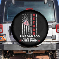 American Vetbod Spare Tire Cover Like Dad Bod But With More Knee Pain Patriotic Dog Tag US Flag