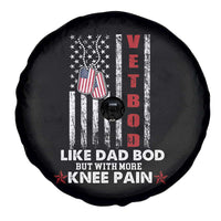 American Vetbod Spare Tire Cover Like Dad Bod But With More Knee Pain Patriotic Dog Tag US Flag