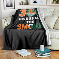 305 Give Us All the Smoke Throw Blanket Miami Fan South Florida Pride