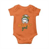 Miami Girl Messy Bun Bandana Baby Onesie South Florida Pride Palm Trees