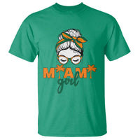 Miami Girl Messy Bun Bandana T Shirt South Florida Pride Palm Trees