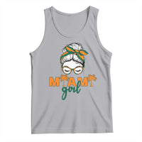 Miami Girl Messy Bun Bandana Tank Top South Florida Pride Palm Trees