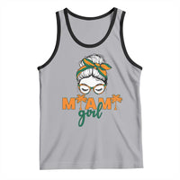 Miami Girl Messy Bun Bandana Tank Top South Florida Pride Palm Trees