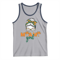 Miami Girl Messy Bun Bandana Tank Top South Florida Pride Palm Trees