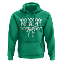 Preppy Miami Bow Aesthetic Hoodie Cute Checkered Palm Tree College Girl