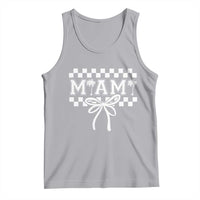 Preppy Miami Bow Aesthetic Tank Top Cute Checkered Palm Tree College Girl