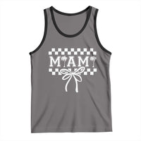 Preppy Miami Bow Aesthetic Tank Top Cute Checkered Palm Tree College Girl