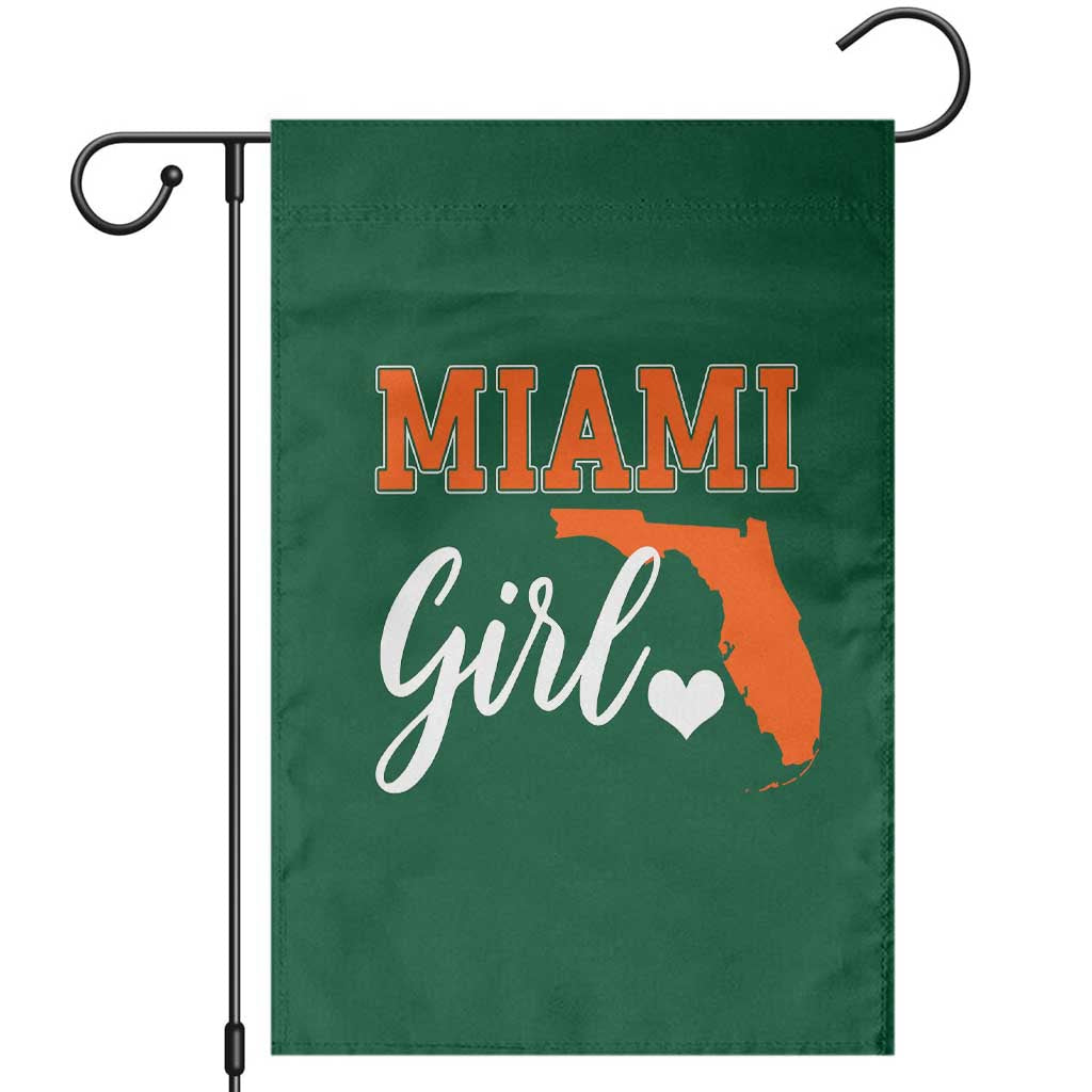 Miami Girl Pride Garden Flag Florida State Map Local Love