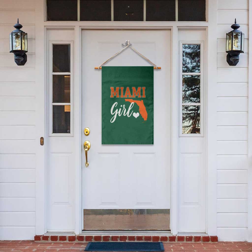 Miami Girl Pride Garden Flag Florida State Map Local Love