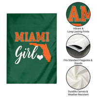 Miami Girl Pride Garden Flag Florida State Map Local Love