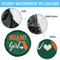 Miami Girl Pride Spare Tire Cover Florida State Map Local Love