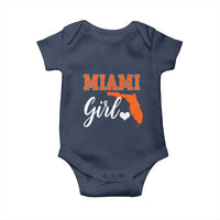 Miami Girl Pride Baby Onesie Florida State Map Local Love