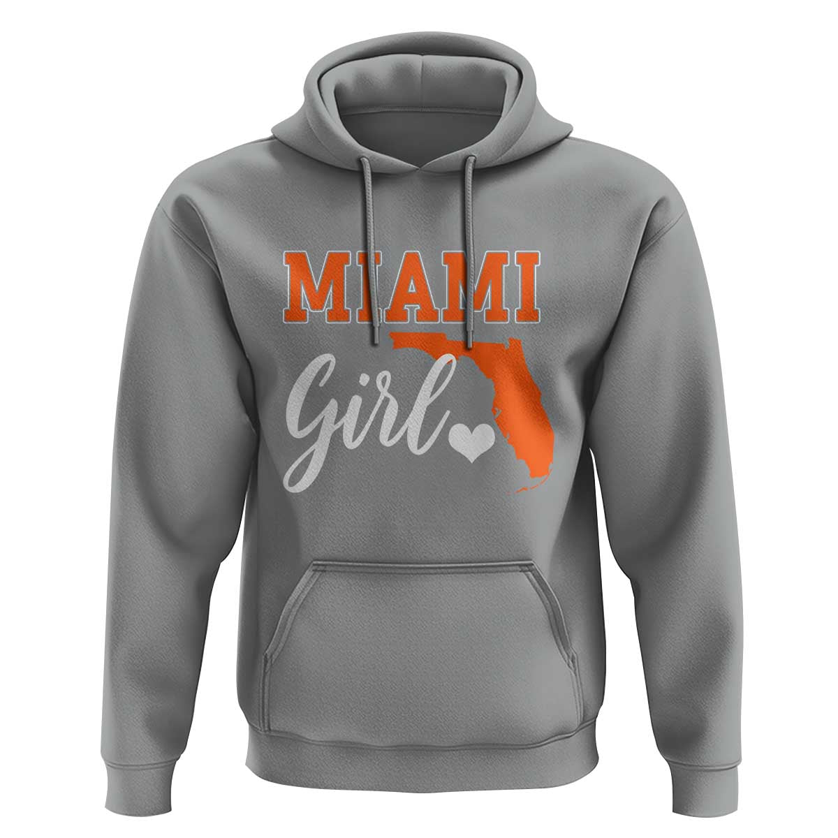 Miami Girl Pride Hoodie Florida State Map Local Love