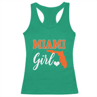 Miami Girl Pride Racerback Tank Top Florida State Map Local Love