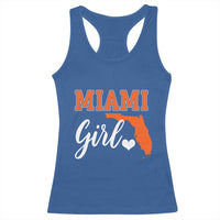 Miami Girl Pride Racerback Tank Top Florida State Map Local Love