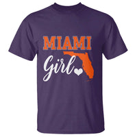 Miami Girl Pride T Shirt Florida State Map Local Love