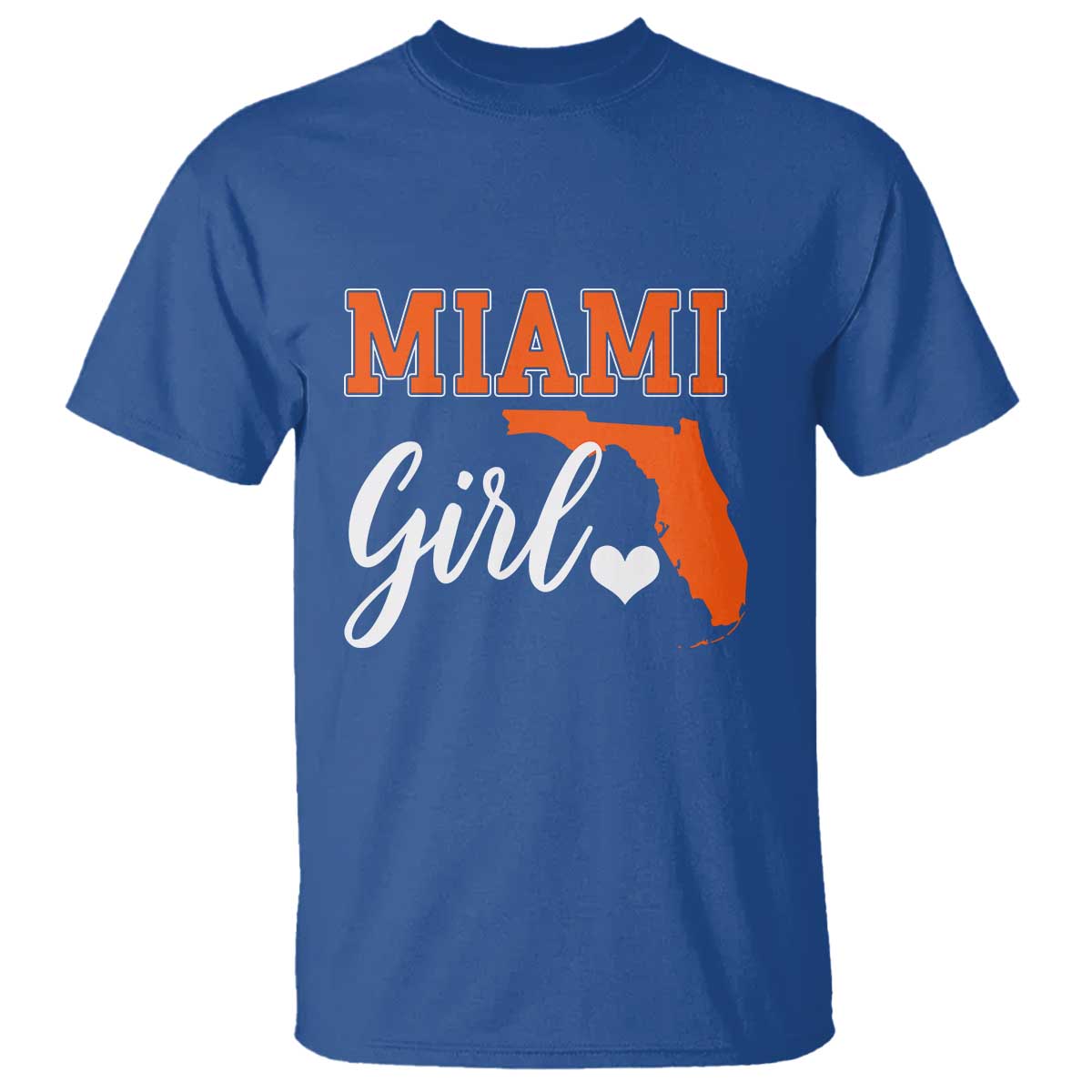 Miami Girl Pride T Shirt Florida State Map Local Love